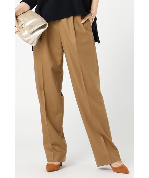 IENA（イエナ）の「サキソニー タックパンツ◆（その他パンツ・レディース・ネイビー/カーキ/キャメル・40/38/36/34）」の3枚目の写真