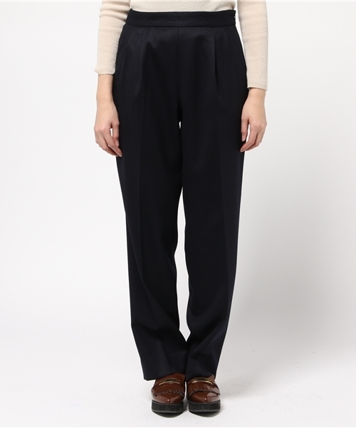 IENA（イエナ）の「サキソニー タックパンツ◆（その他パンツ・レディース・ネイビー/カーキ/キャメル・40/38/36/34）」の21枚目の写真