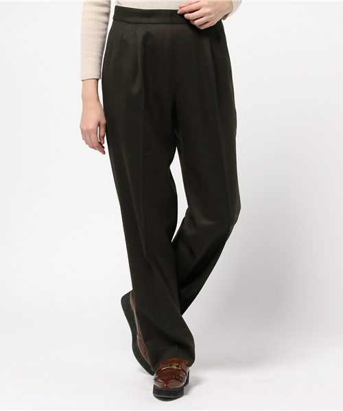 IENA（イエナ）の「サキソニー タックパンツ◆（その他パンツ・レディース・ネイビー/カーキ/キャメル・40/38/36/34）」の11枚目の写真