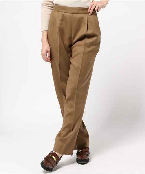 IENA（イエナ）の「サキソニー タックパンツ◆（その他パンツ・レディース・ネイビー/カーキ/キャメル・40/38/36/34）」の13枚目の写真