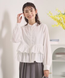 ITS'DEMO | 【洗濯機OK】ティアードフリルブラウス(シャツ/ブラウス)