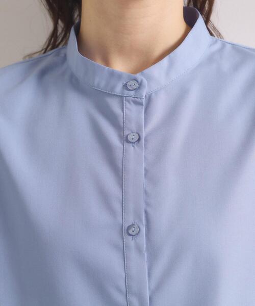 ITS'DEMO（イッツデモ）の「【洗濯機OK】ティアードフリルブラウス（シャツ/ブラウス・レディース・オフホワイト/ネイビー/ライトブルー・00）」の19枚目の写真