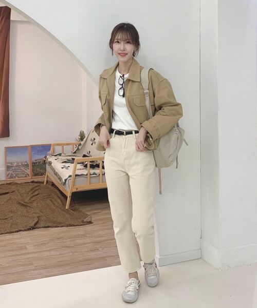 COVERNAT WOMAN(カバーナットウーマン)の「クローバーハート シャーリングナイロンバックパック ベージュ(バックパック/リュック・レディース・その他・F)」の12枚目の写真
