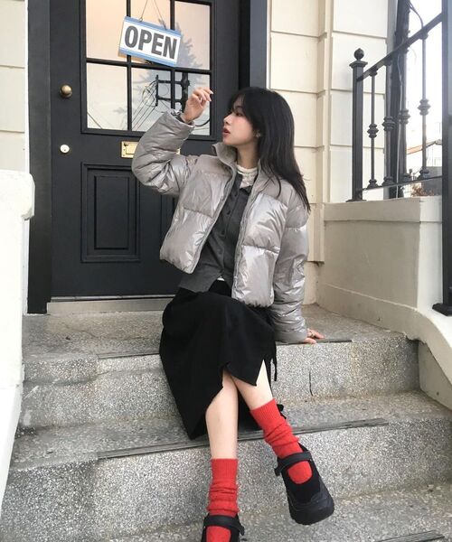 COVERNAT WOMAN(カバーナットウーマン)の「RDS ウィメンズ シビック グロッシー ショート プファー セージグレー(ダウンジャケット/コート・レディース・その他・WS/WM)」の15枚目の写真