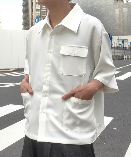 MandO（エムオー）（エムオー）の「ミリタリーアソートワークシャツ（シャツ/ブラウス・メンズ・ブルー/オフホワイト/ホワイト系その他・LARGE/MEDIUM）」の7枚目の写真