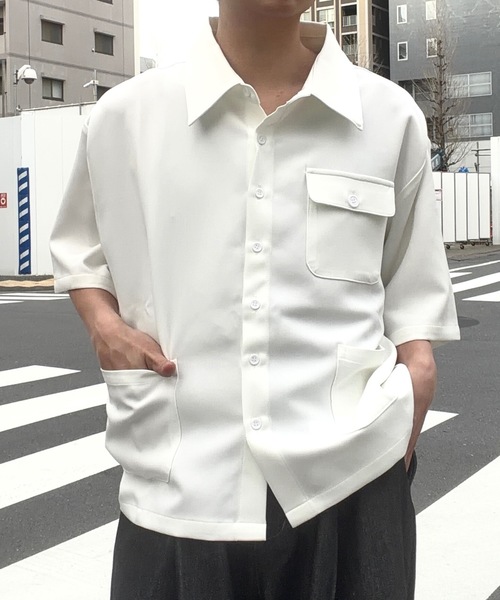 MandO（エムオー）（エムオー）の「ミリタリーアソートワークシャツ（シャツ/ブラウス・メンズ・ブルー/オフホワイト/ホワイト系その他・LARGE/MEDIUM）」の5枚目の写真