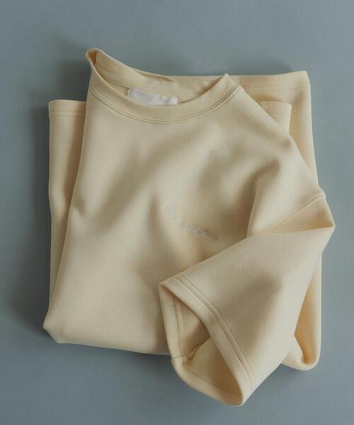 SENSE OF PLACE by URBAN RESEARCH（センスオブプレイスバイアーバンリサーチ）の「『一部WEB限定カラー』『接触冷感/速乾』シシュウダンボールポンチショートスリーブTシャツ（Tシャツ/カットソー・メンズ・ブラウン/イエロー/ブラック/チャコールグレー/ライトベージュ/グリーン/ホワイト・LARGE/MEDIUM）」の7枚目の写真