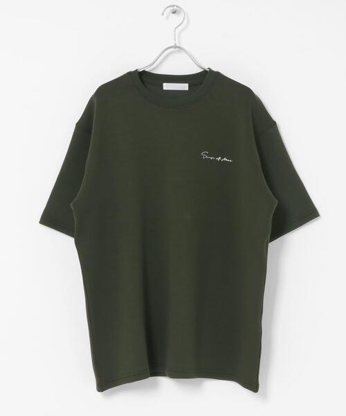 SENSE OF PLACE by URBAN RESEARCH（センスオブプレイスバイアーバンリサーチ）の「『一部WEB限定カラー』『接触冷感/速乾』シシュウダンボールポンチショートスリーブTシャツ（Tシャツ/カットソー・メンズ・ブラウン/イエロー/ブラック/チャコールグレー/ライトベージュ/グリーン/ホワイト・LARGE/MEDIUM）」の21枚目の写真