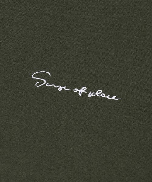 SENSE OF PLACE by URBAN RESEARCH（センスオブプレイスバイアーバンリサーチ）の「『一部WEB限定カラー』『接触冷感/速乾』シシュウダンボールポンチショートスリーブTシャツ（Tシャツ/カットソー・メンズ・ブラウン/イエロー/ブラック/チャコールグレー/ライトベージュ/グリーン/ホワイト・LARGE/MEDIUM）」の22枚目の写真