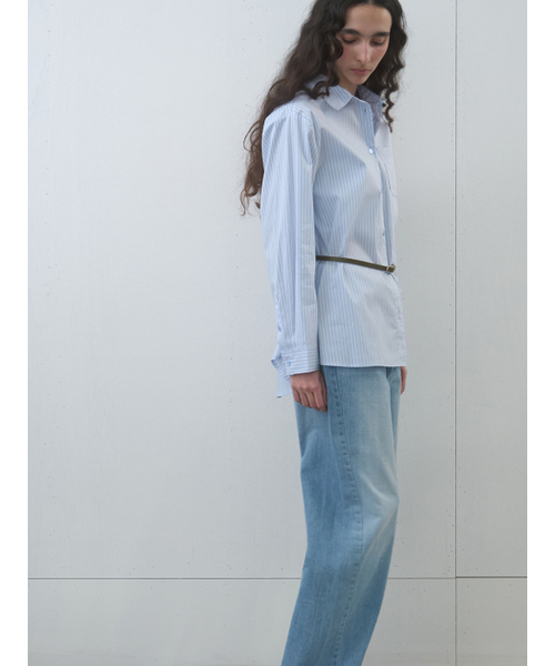 Kijun(キジュン)の「Stripe Oversized Shirt Sky Blue(シャツ/ブラウス・レディース・その他・SMALL/MEDIUM)」の10枚目の写真