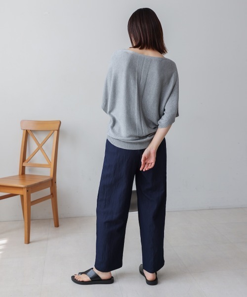 Bou Jeloud（ブージュルード）の「ラメニットプルオーバー（Tシャツ/カットソー・レディース・グレー/ブラック/ベージュ/マスタード・FREE）」の10枚目の写真