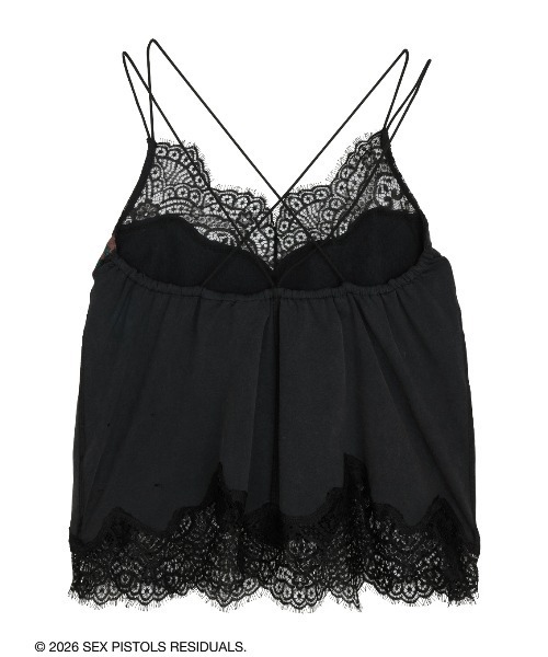 Ameri（アメリ）の「Sex Pistols LINGERIE CAMISOLE（キャミソール・レディース・ブラック/アイボリー・FREE）」の6枚目の写真
