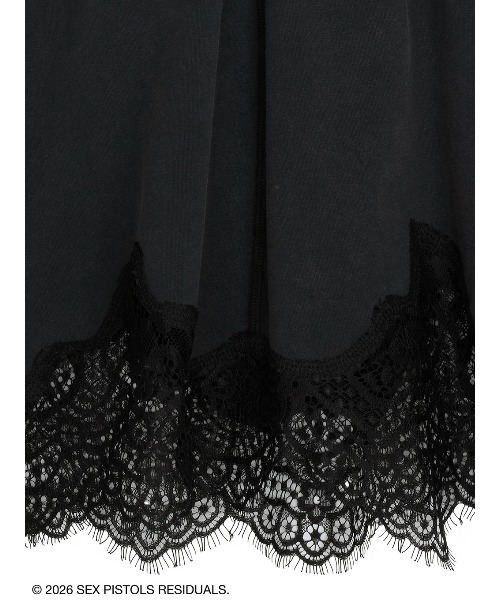 Ameri（アメリ）の「Sex Pistols LINGERIE CAMISOLE（キャミソール・レディース・ブラック/アイボリー・FREE）」の5枚目の写真