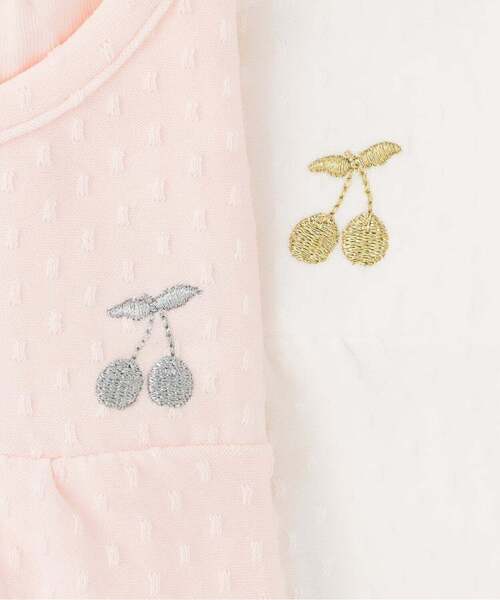 sense of wonder（センスオブワンダー）の「チェリードット長袖Tシャツ（Tシャツ/カットソー・キッズ・ピンク/オフホワイト・90cm/80ｃｍ/100cm/110cm/130cm/120cm）」の5枚目の写真