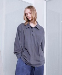 VOAAOV（ヴォアーブ）の「【VOAAOV】HEAVY JERSEY GARMENT DYE Polo Shirt（ポロシャツ）」
