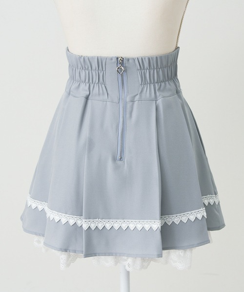 DearMyLove(ディアマイラブ)の「レースアップリボンプリーツスカート(スカート・レディース・ブラック/ブルーグレー・3L/LARGE/MEDIUM)」の17枚目の写真