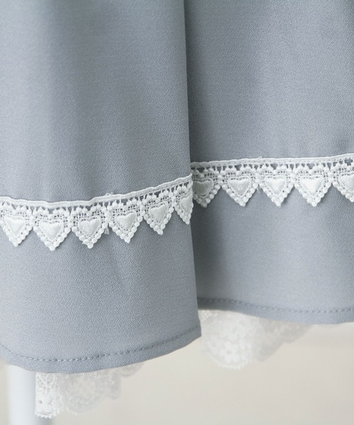 DearMyLove(ディアマイラブ)の「レースアップリボンプリーツスカート(スカート・レディース・ブラック/ブルーグレー・3L/LARGE/MEDIUM)」の22枚目の写真