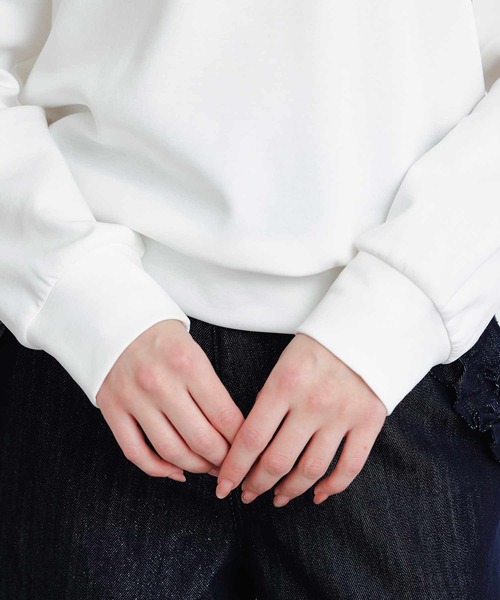 PICCIN PERLA(ピッチンペルラ)の「クリオネカットソー(Tシャツ/カットソー・レディース・オフホワイト/ブラック・M)」の15枚目の写真