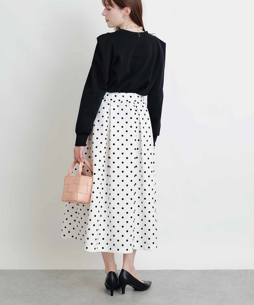 PICCIN PERLA(ピッチンペルラ)の「クリオネカットソー(Tシャツ/カットソー・レディース・オフホワイト/ブラック・M)」の17枚目の写真