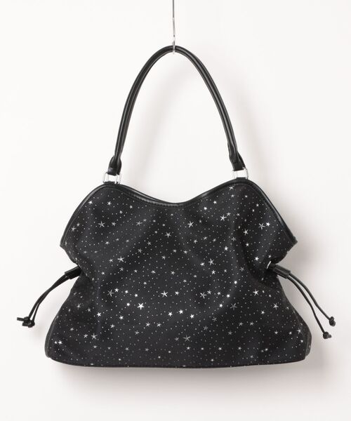 Ritzy（リッツィー）の「星柄2WAYトートバッグ レディース 4色展開（トートバッグ・レディース・ブラック/ピンク/ホワイト/シルバー・FREE）」の16枚目の写真