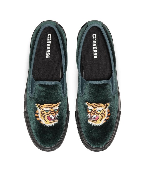CONVERSE(コンバース)の「ALL STAR KUNGFU SLIP-ON 31318141(スリッポン・メンズ・グリーン・10h/9h/9/8h/8/7h/7/6h)」の1枚目の写真