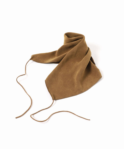 plage（プラージュ）の「suede mini ストール（バンダナ/スカーフ・レディース・キャメル・FREE）」の10枚目の写真