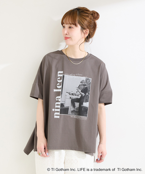 GOOD ROCK SPEED(グッドロックスピード)の「GOOD ROCK SPEED / グッドロックスピード LIFE PICTURE COLLECTION Big Tshirts(Tシャツ/カットソー・レディース・ブラック/ホワイト/ベージュ・FREE)」の7枚目の写真