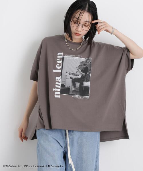 GOOD ROCK SPEED/LIFE Big Tshirts Charcoal（Tシャツ/カットソー