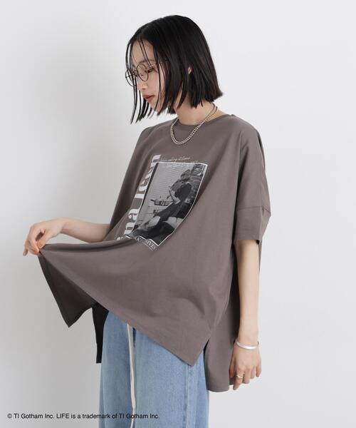 GOOD ROCK SPEED/LIFE Big Tshirts Charcoal（Tシャツ/カットソー