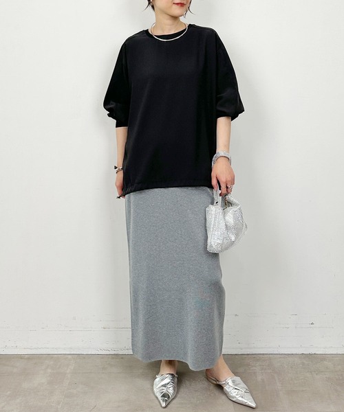 PICCIN（ピッチン）の「ドロストプルオーバー（Tシャツ/カットソー・レディース・オフホワイト/ブラック・M）」の21枚目の写真