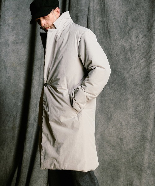 wjk（ダヴルジェイケイ）の「mj11531- double breasted solid coat ダブルブレストコート(1881 ny59j)（その他アウター・メンズ・スミクロ/グレー・S/M/L/XL）」の5枚目の写真