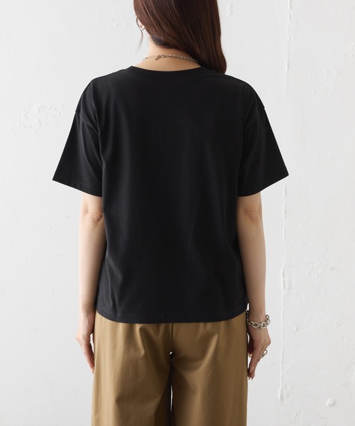 COLONY 2139（コロニートゥーワンスリーナイン）の「ARCADIE ロゴTシャツ（Tシャツ/カットソー・レディース・ネイビー/ライトグレー/ホワイト/ブラック・FREE）」の21枚目の写真
