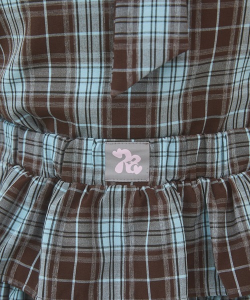 rumnel:(ルムネル)の「【セットアップ可能】チェックティアードミニスカート / Check Tiered Mini Skirt(スカート・レディース・ブラック/ブラウン・FREE)」の20枚目の写真