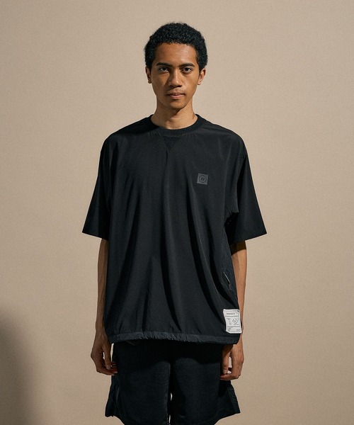 NUMERALS（ヌメラルズ）の「[NUMERALS]PANEL CREW NECK T-SHIRT（Tシャツ/カットソー・メンズ・カーキ/ブラック・LARGE/MEDIUM）」の16枚目の写真