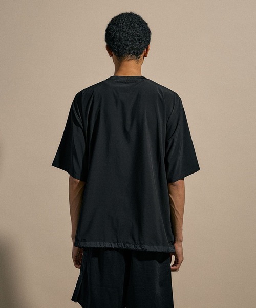 NUMERALS（ヌメラルズ）の「[NUMERALS]PANEL CREW NECK T-SHIRT（Tシャツ/カットソー・メンズ・カーキ/ブラック・LARGE/MEDIUM）」の18枚目の写真