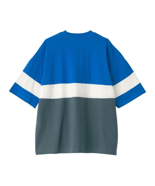 Belle Maison（ベルメゾン）の「切替え半袖Ｔシャツ（Tシャツ/カットソー・キッズ・ブラック/杢グレー/オフホワイト・140/150/160/170）」の5枚目の写真
