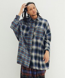STOF（ストフ）の「Half flannel check big shirt（シャツ/ブラウス）」