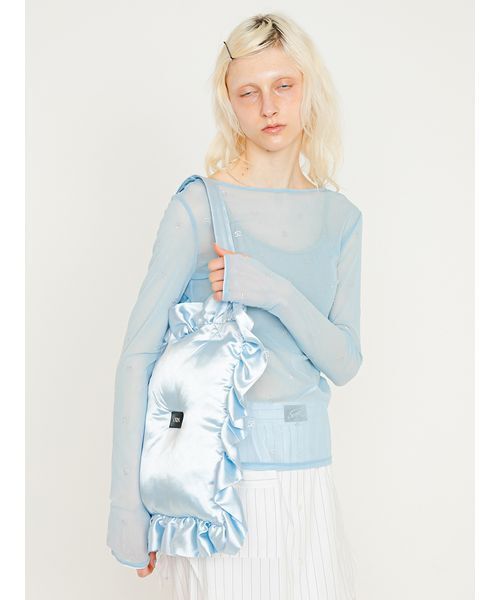 SORIN(ソリン )の「Pillow Tote Bag/ピロー トートバッグ(トートバッグ・レディース・チェック/サックスブルー/ブラック/ホワイト/ピンク・F)」の15枚目の写真