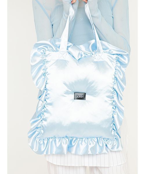 SORIN(ソリン )の「Pillow Tote Bag/ピロー トートバッグ(トートバッグ・レディース・チェック/サックスブルー/ブラック/ホワイト/ピンク・F)」の16枚目の写真