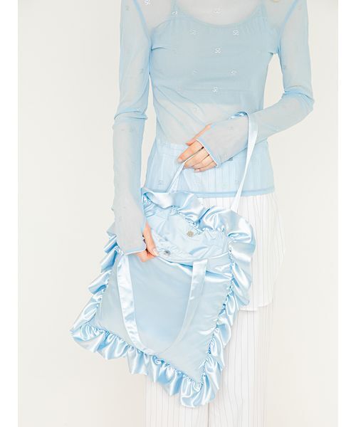 SORIN(ソリン )の「Pillow Tote Bag/ピロー トートバッグ(トートバッグ・レディース・チェック/サックスブルー/ブラック/ホワイト/ピンク・F)」の17枚目の写真