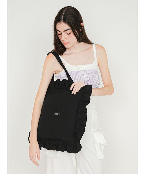 SORIN(ソリン )の「Pillow Tote Bag/ピロー トートバッグ(トートバッグ・レディース・チェック/サックスブルー/ブラック/ホワイト/ピンク・F)」の20枚目の写真