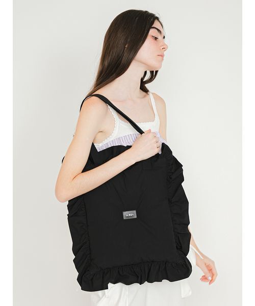 SORIN(ソリン )の「Pillow Tote Bag/ピロー トートバッグ(トートバッグ・レディース・チェック/サックスブルー/ブラック/ホワイト/ピンク・F)」の21枚目の写真