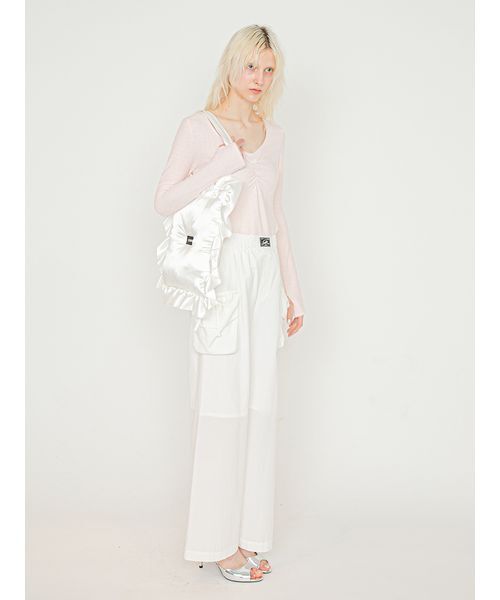 SORIN(ソリン )の「Pillow Tote Bag/ピロー トートバッグ(トートバッグ・レディース・チェック/サックスブルー/ブラック/ホワイト/ピンク・F)」の6枚目の写真