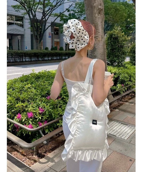 SORIN(ソリン )の「Pillow Tote Bag/ピロー トートバッグ(トートバッグ・レディース・チェック/サックスブルー/ブラック/ホワイト/ピンク・F)」の2枚目の写真