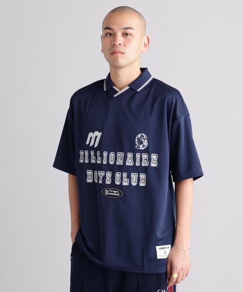 MANASTASH(マナスタッシュ)の「MANASTASHxBILLIONAIRE BOYS CLUB/ビリオネア・ボーイズ・クラブ BBC MANA GAME SHIRT(Tシャツ/カットソー・メンズ・ネイビー/グレー/ブラック・S/XL/L/M)」の3枚目の写真