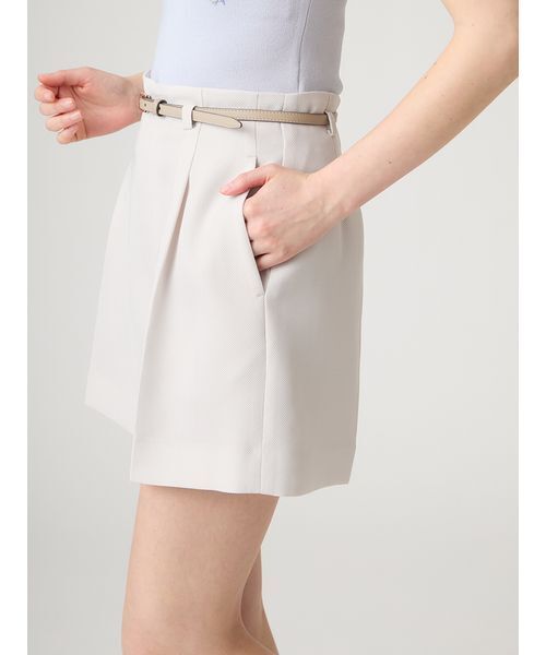 CELFORD(セルフォード)の「【洗える】【クイックドライ】ベルト付きカラミショートパンツ(その他パンツ・レディース・ブラック/オフホワイト・36/38)」の18枚目の写真