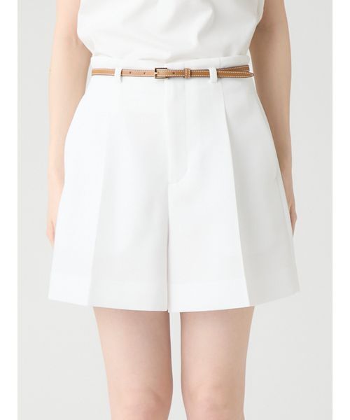 CELFORD（セルフォード）の「【洗える】【クイックドライ】ベルト付きカラミショートパンツ（その他パンツ・レディース・ブラック/オフホワイト・36/38）」の21枚目の写真