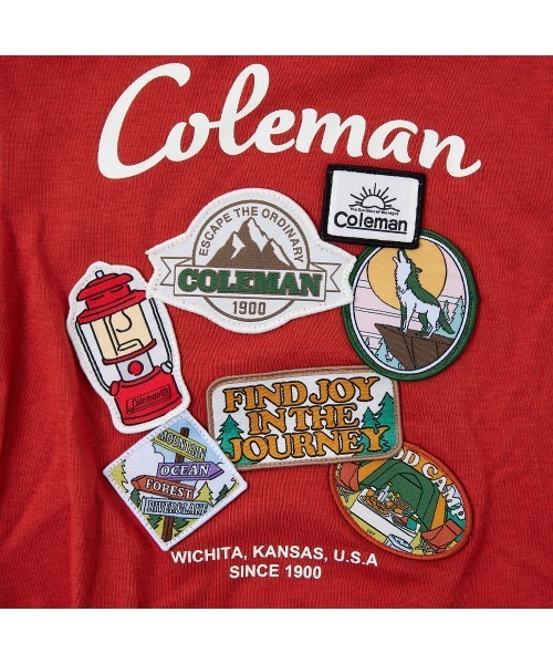コールマン 袖クレイジー配色ボディスーツ（ロンパース）｜Coleman