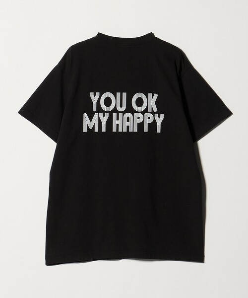 FUNG(ファング)の「<FUNG>IM OK SO HAPPY Tシャツ(Tシャツ/カットソー・メンズ・ブラック/ホワイト・S/M)」の3枚目の写真