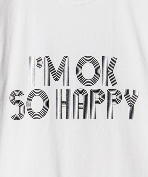 FUNG(ファング)の「<FUNG>IM OK SO HAPPY Tシャツ(Tシャツ/カットソー・メンズ・ブラック/ホワイト・S/M)」の11枚目の写真